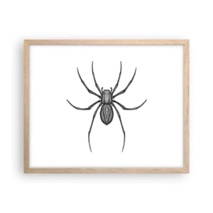 Affisch i ram av ljusek - Oroväckande precision - 50x40 cm