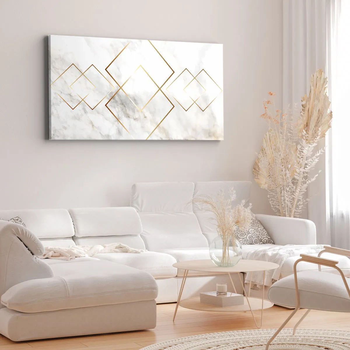 Canvastavla - Bild på duk - Utsikt över oändlighet - 100x40 cm