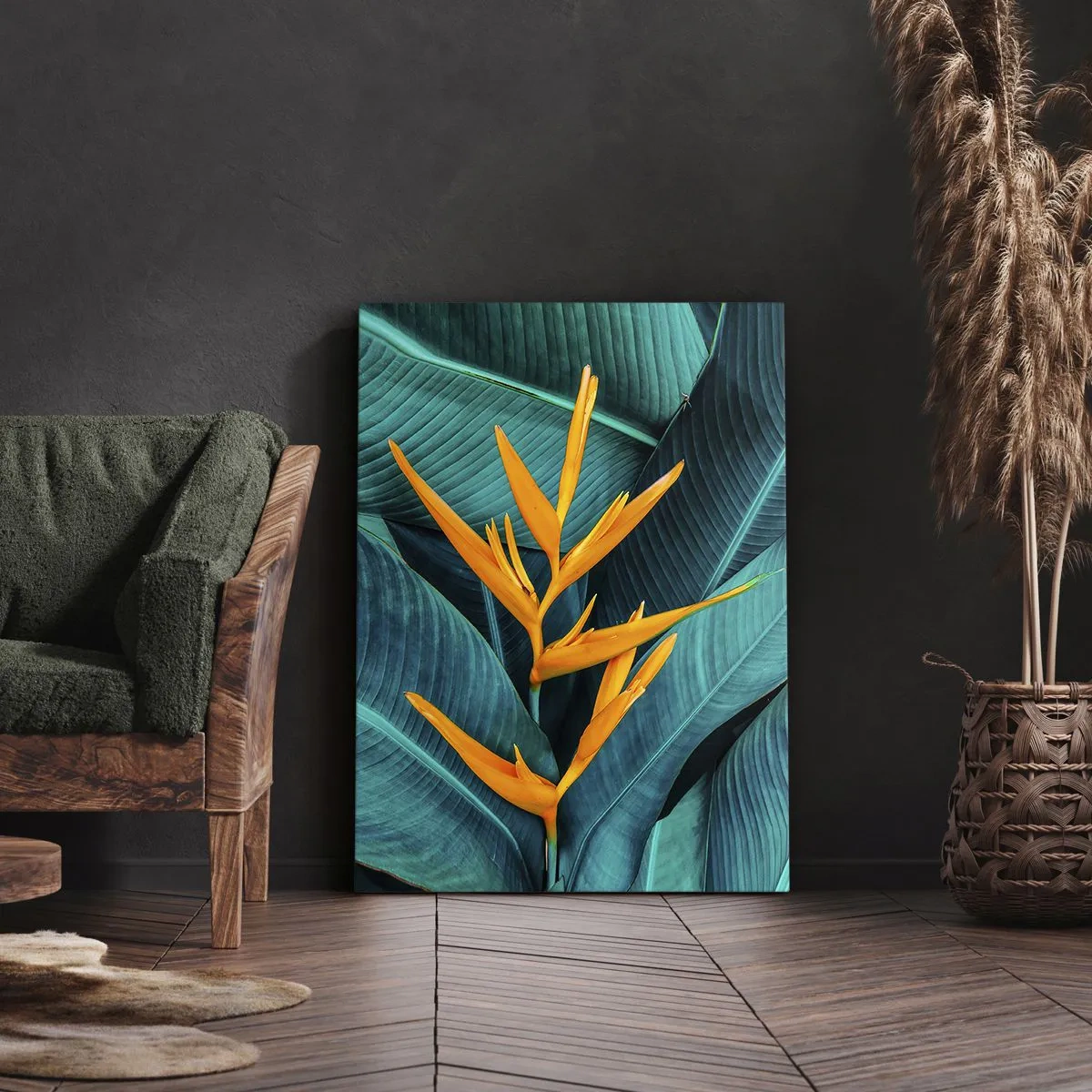 Canvastavla - Bild på duk - Edens blomma - 50x70 cm