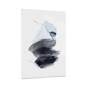 Glastavla - Bild på glas - Intensitet och rörelse - 50x70 cm