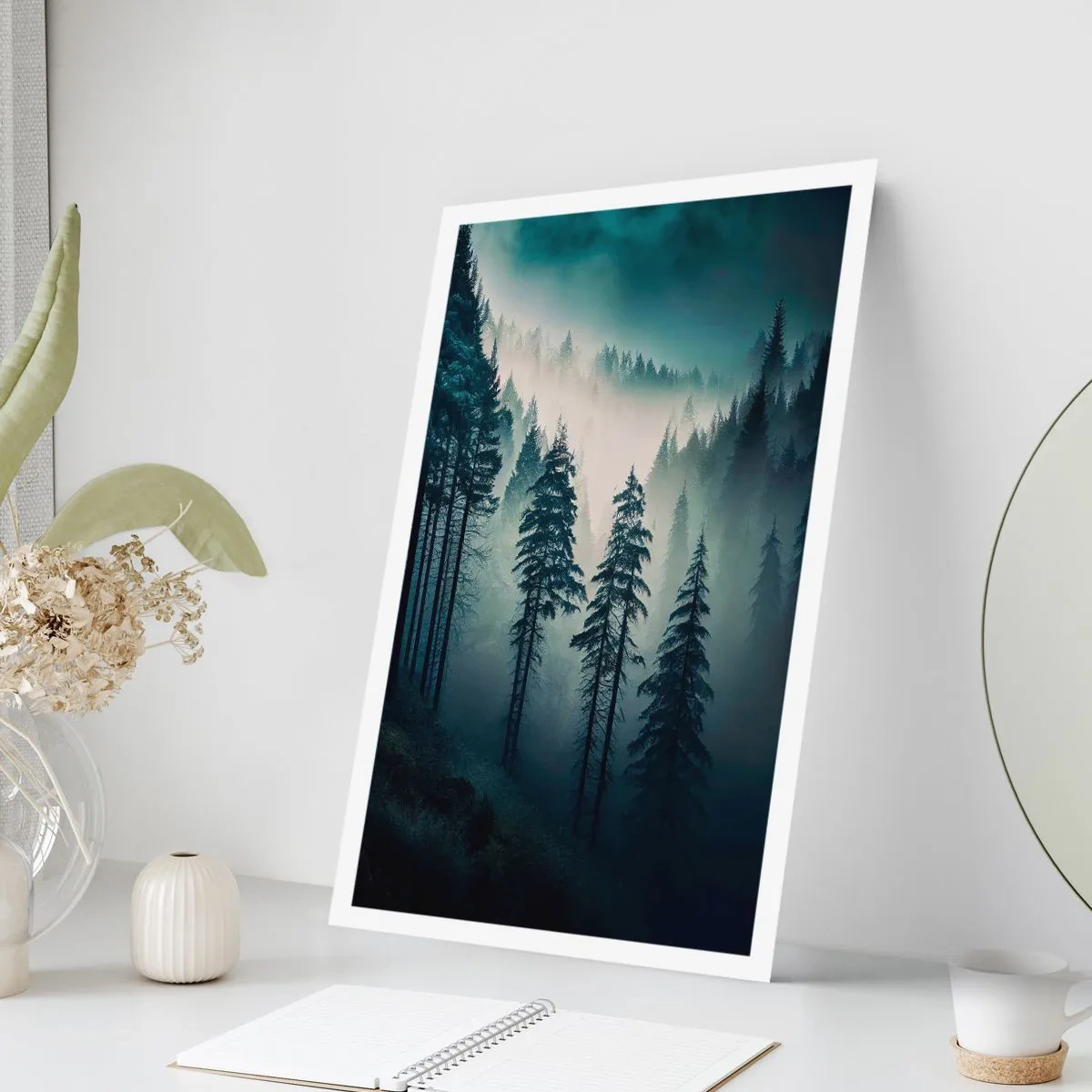 Affisch - Morgon i fjällen - 40x50 cm