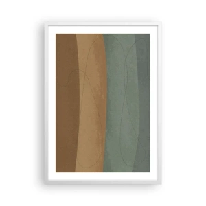 Affisch i vit ram - Horisontell komposition - 50x70 cm