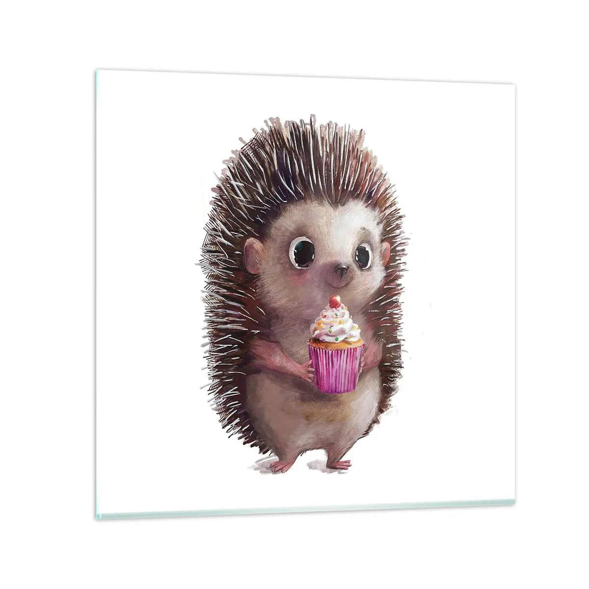 Glastavla - Bild på glas - Varje dag är helgdag - 40x40 cm