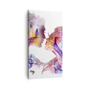 Canvastavla - Bild på duk - Suckarnas hemliga bro - 55x100 cm