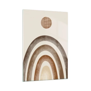 Glastavla - Bild på glas - I den avlägsna galaxen - 50x70 cm