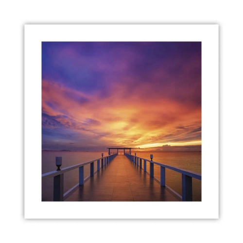 Affisch - Utan ände - 40x40 cm