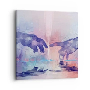 Canvastavla - Bild på duk - Den gudomliga gnistan av liv - 30x30 cm