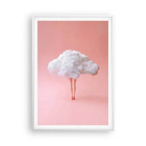 Affisch i vit ram - Söt utfästelse - 70x100 cm