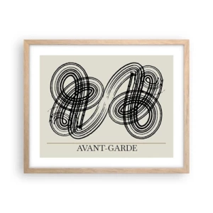 Affisch i ram av ljusek - Det kom ut spontant - 50x40 cm