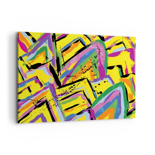 Canvastavla - Bild på duk - Skriker av glädje - 120x80 cm