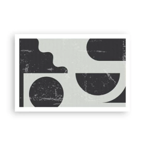 Affisch - Komposition ovanför och under - 91x61 cm