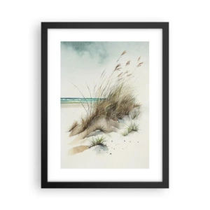 Affisch i svart ram - Inlindad i sand - 30x40 cm