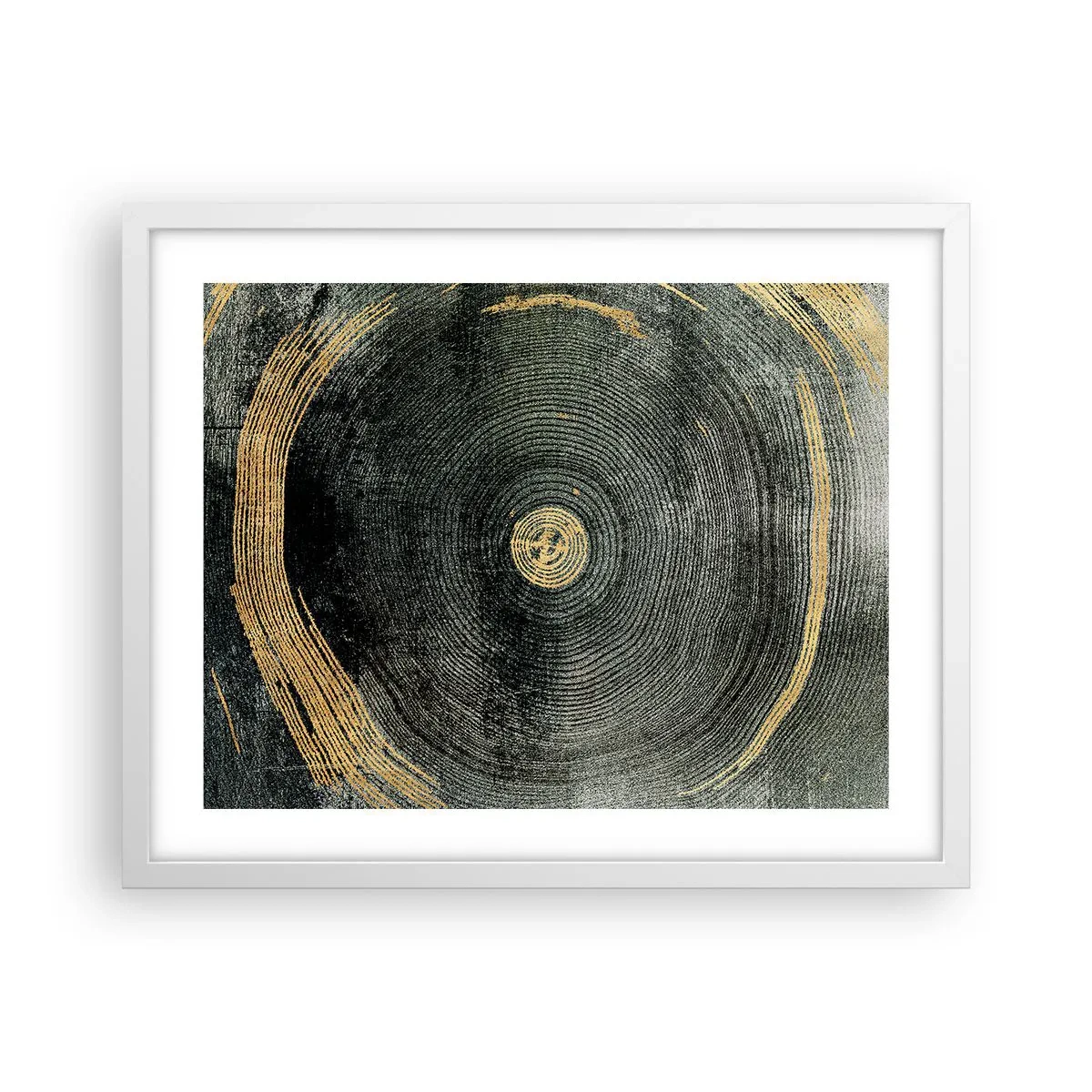 Affisch i vit ram - Förändring och varaktighet - 50x40 cm