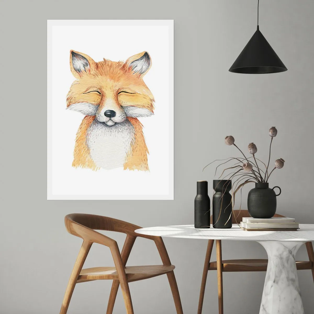 Affisch - Rävens humör - 70x100 cm