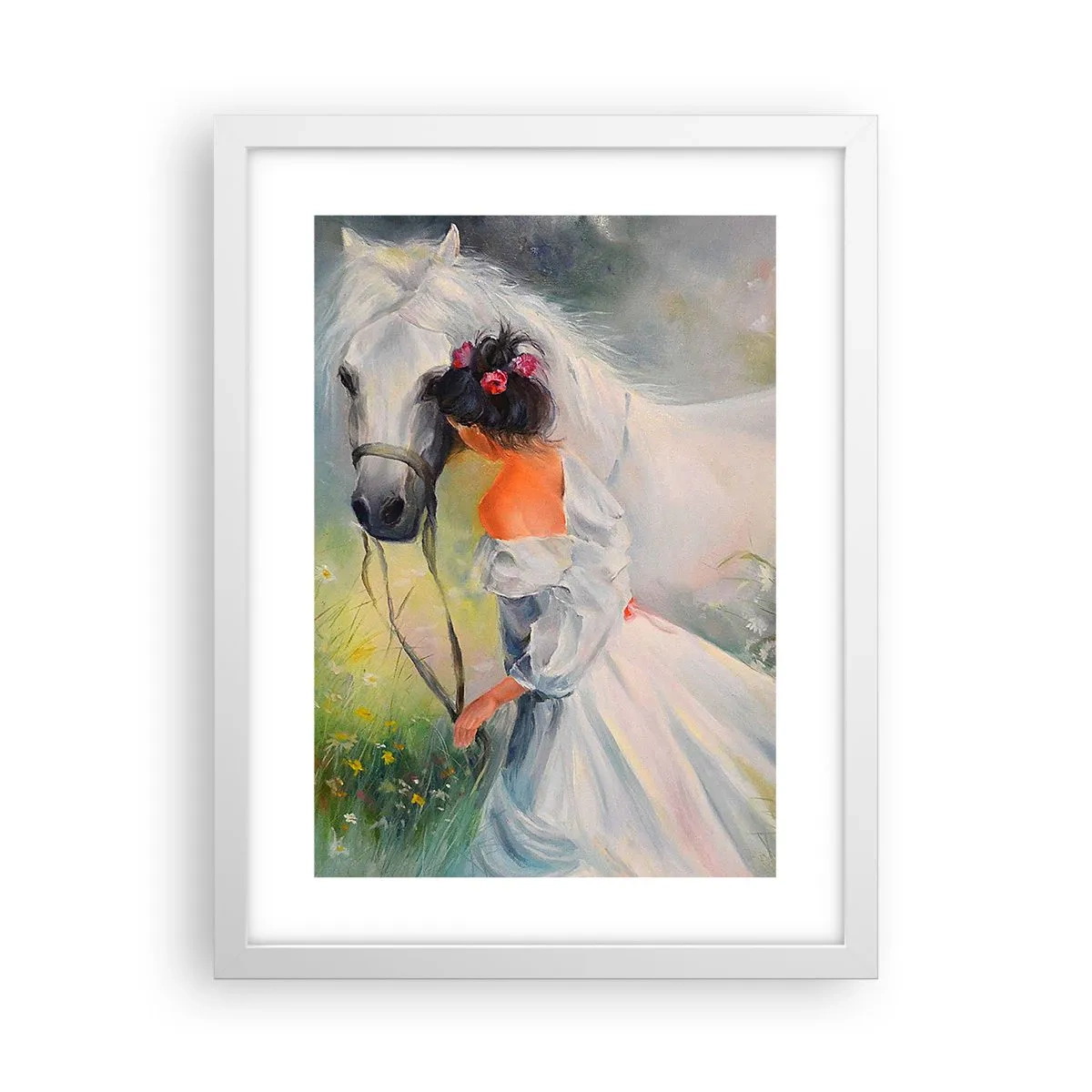 Affisch i vit ram - Ur en vacker dröm - 30x40 cm