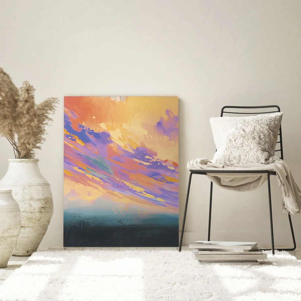 Glastavla - Bild på glas - Dragkraft - 50x70 cm