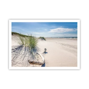 Affisch - Vackrast? Östersjöstrand - 100x70 cm