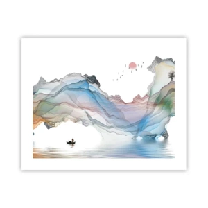 Affisch - Mot kristallfjäll - 50x40 cm