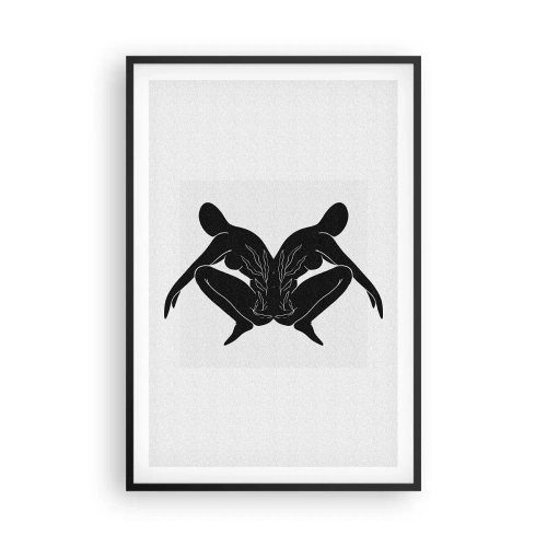 Affisch i svart ram - En delad själ - 61x91 cm