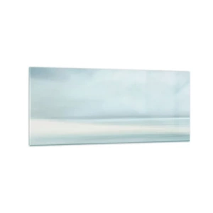 Glastavla - Bild på glas - Fred hela vägen till horisonten - 120x50 cm