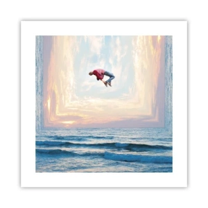 Affisch - Till en annan dimension - 40x40 cm