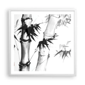 Affisch i vit ram - Inzoomad orient - 60x60 cm