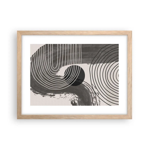 Affisch i ram av ljusek - Ovalen vinner - 40x30 cm