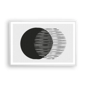 Affisch i vit ram - Hans alter ego - 91x61 cm