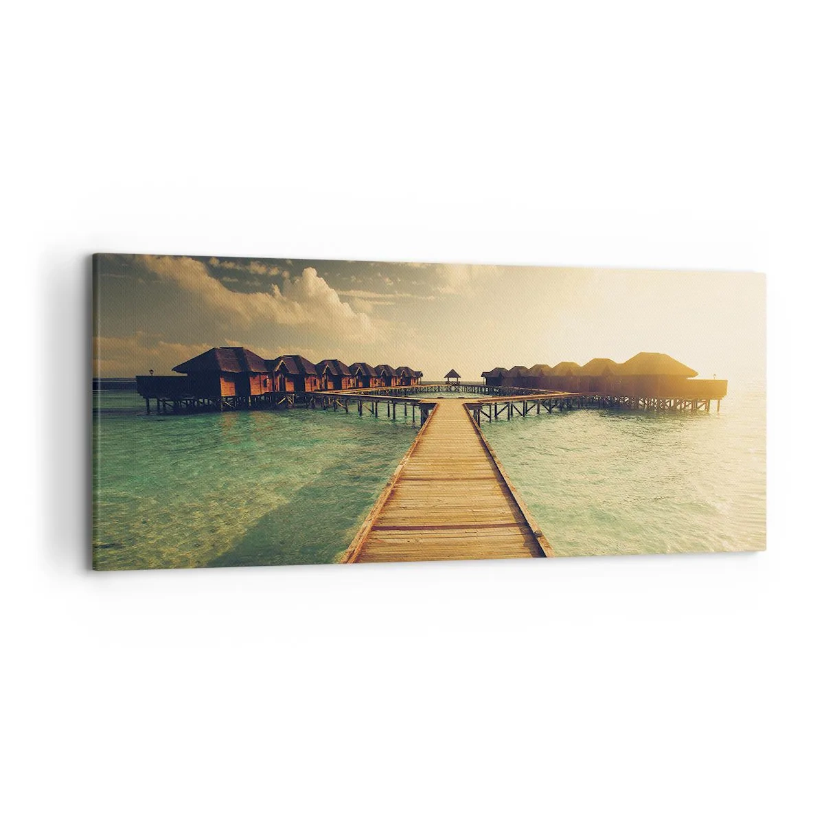 Canvastavla - Bild på duk - Varm inbjudan - 120x50 cm