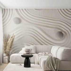 Fototapet Standard Eco - Värmens beröring - Abstraktion, Bit, Sand - 150x105 cm