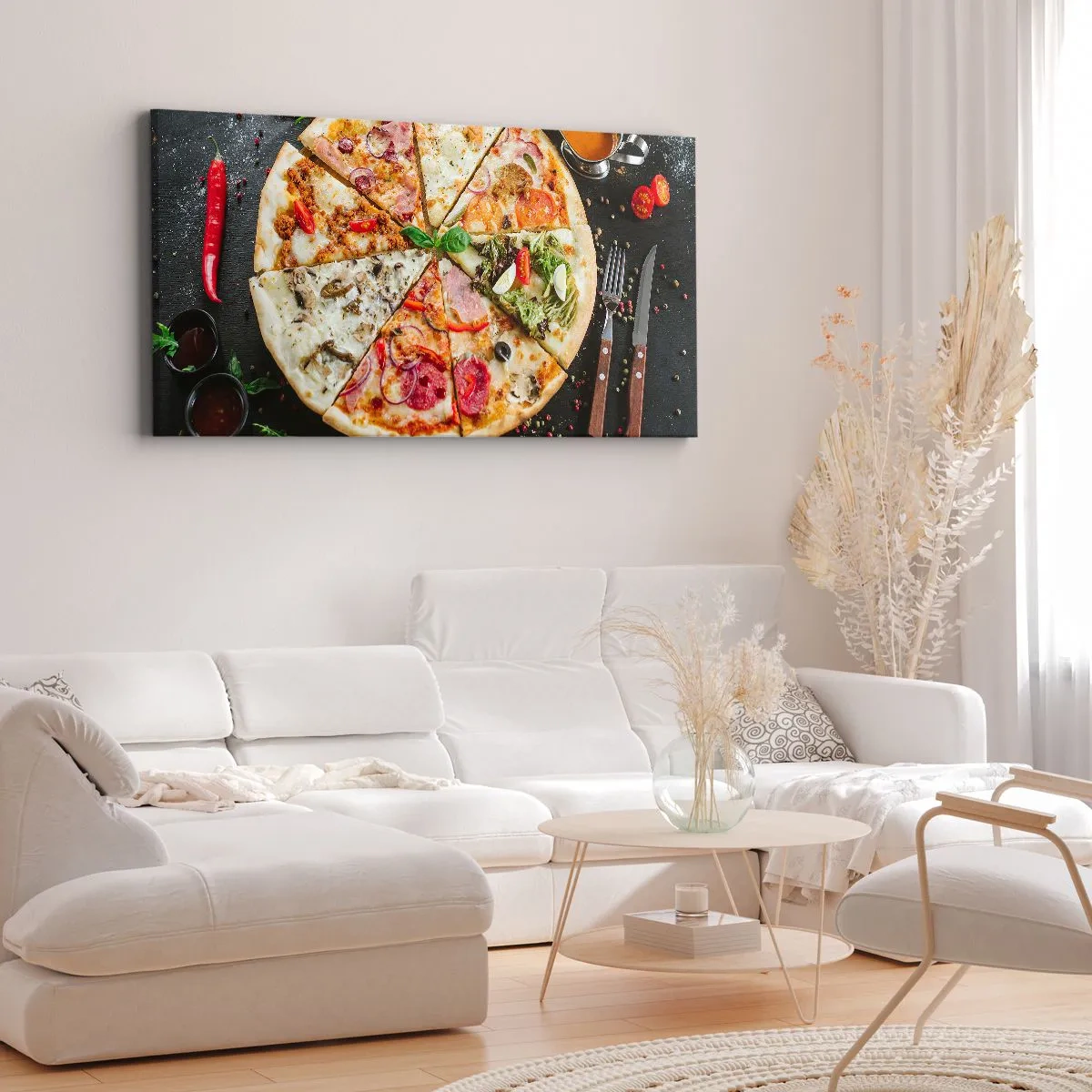 Canvastavla - Bild på duk - Smakurval - 100x40 cm