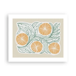 Affisch - Etniskt med en touch av abstraktion - 50x40 cm