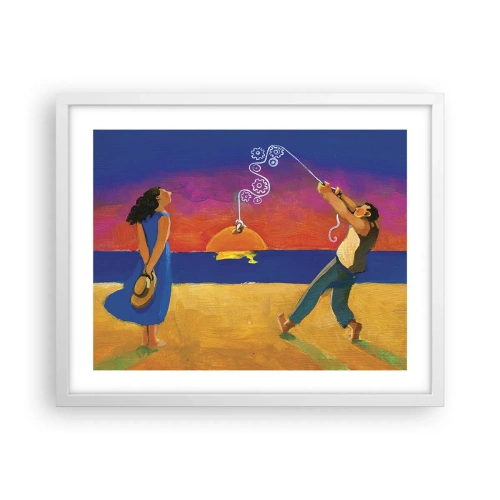 Affisch i vit ram - Mer än en stjärna från himlen - 50x40 cm