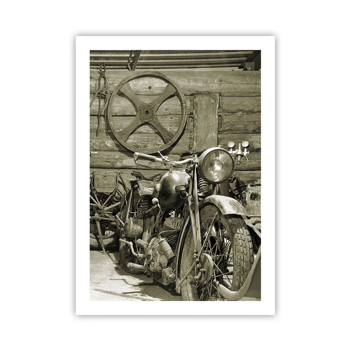 Affisch - I onkel Lasses skjul - 50x70 cm