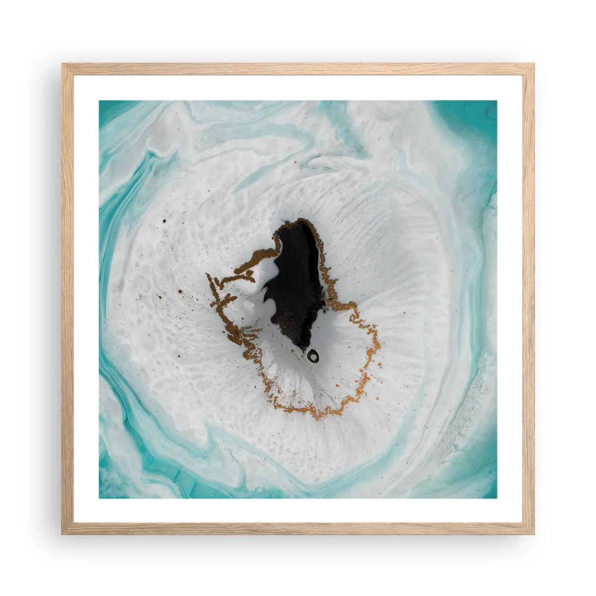 Affisch i ram av ljusek - Att tränga in - 60x60 cm