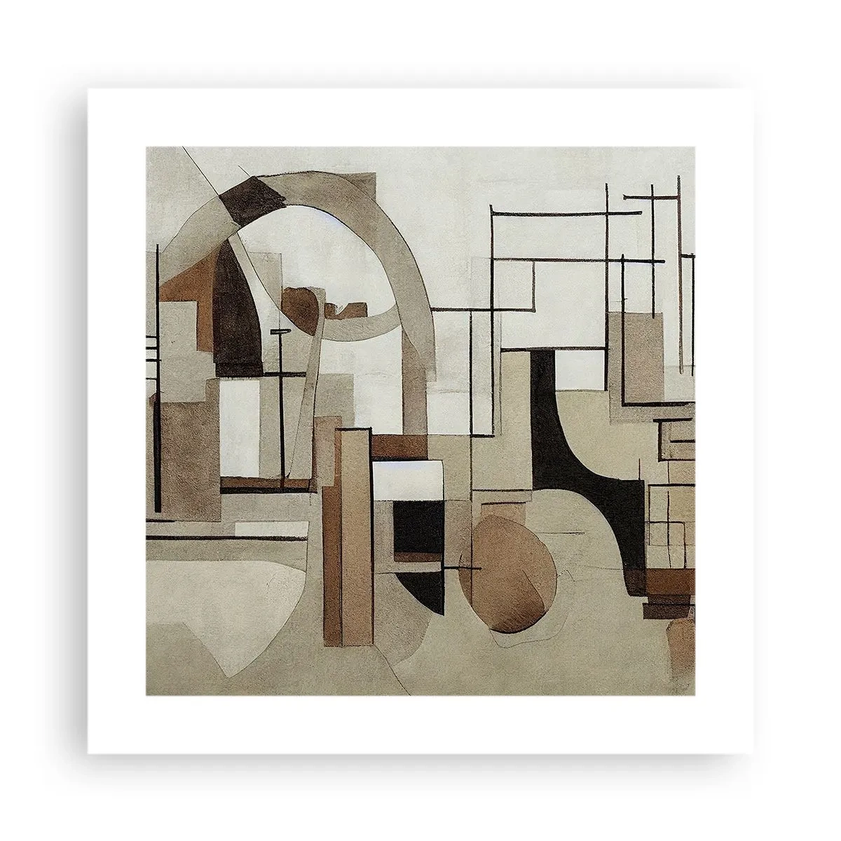 Affisch - Stadsbild 2.0 - 40x40 cm