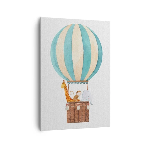 Canvastavla - Bild på duk - Fantastisk resa - 70x100 cm