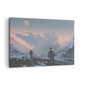 Canvastavla - Bild på duk - Under en okänd stjärna - 120x80 cm