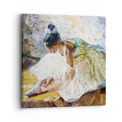 Canvastavla - Bild på duk - Från Degas tavla - 40x40 cm