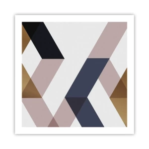 Affisch - Plan och vinklar - 60x60 cm