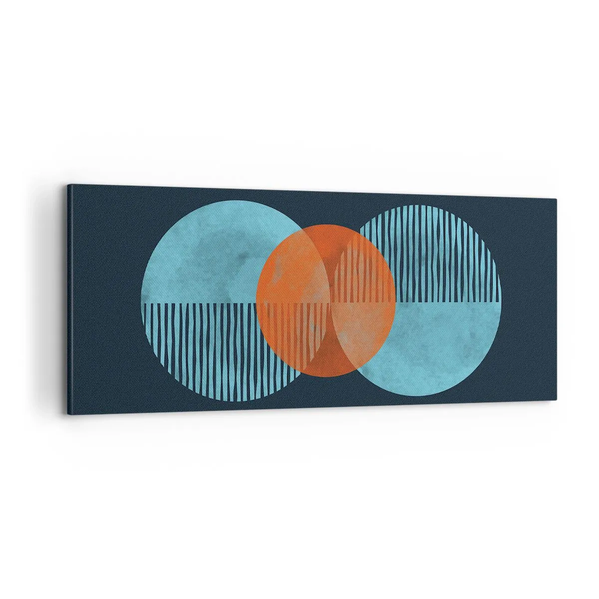 Canvastavla - Bild på duk - Symmetrisk komposition - 100x40 cm