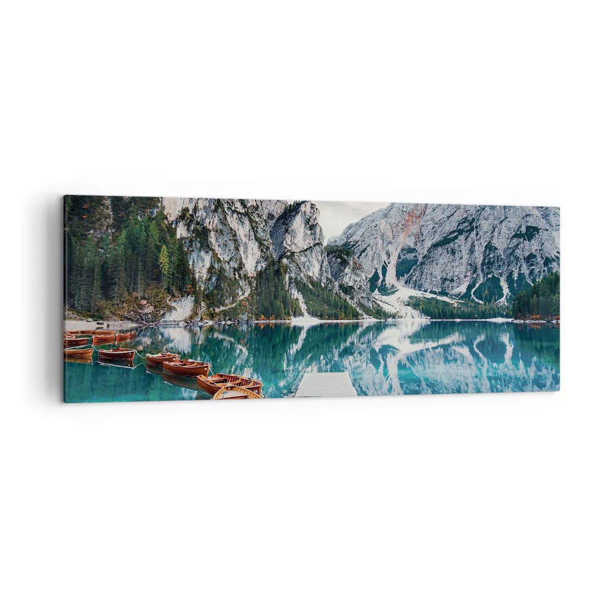 Canvastavla - Bild på duk - Vi visar dig skönhet - 140x50 cm