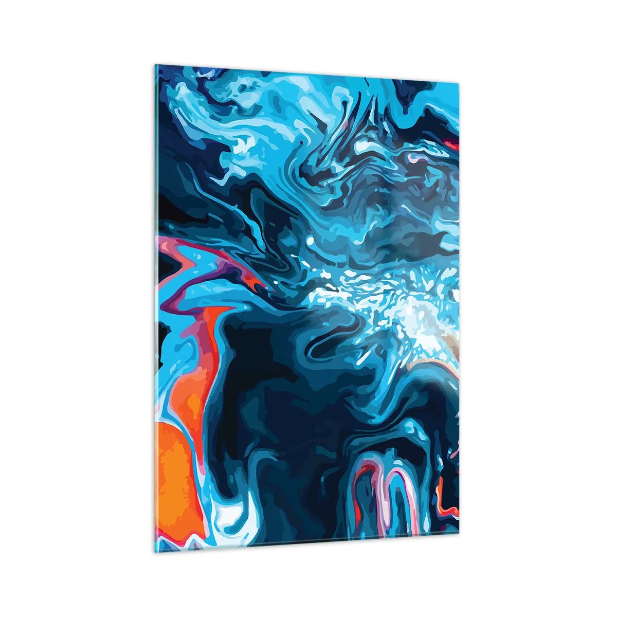 Glastavla - Bild på glas - En resa till himlens inre - 50x70 cm