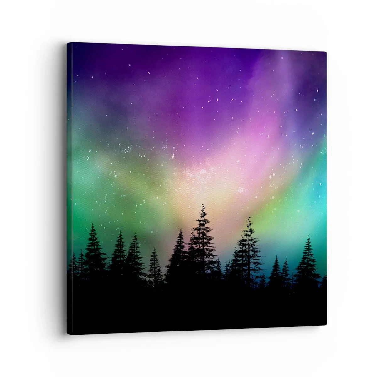 Canvastavla - Bild på duk - Vita magin - 30x30 cm