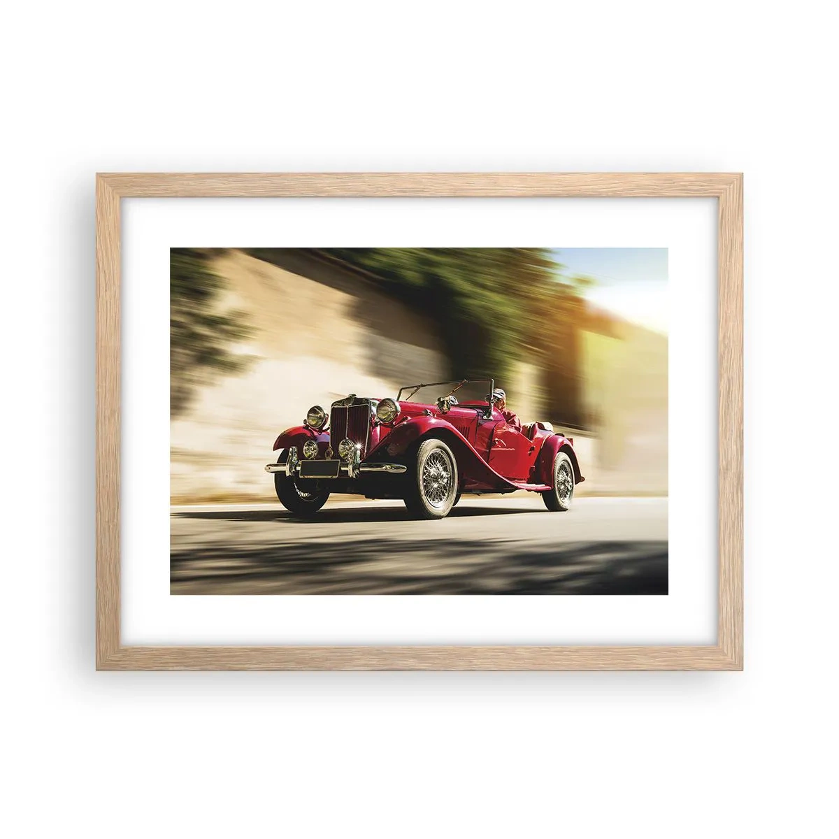 Affisch i ram av ljusek - Vackrare än Nike från Samothrakis - 40x30 cm