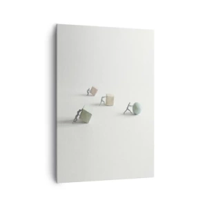 Canvastavla - Bild på duk - Livet leker - 70x100 cm