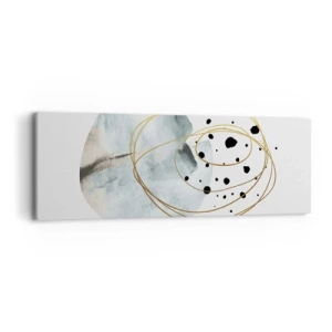 Canvastavla - Bild på duk - I rummets famn - 90x30 cm