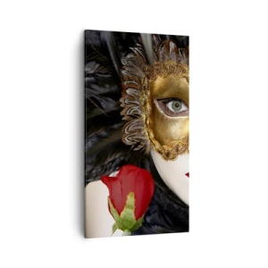 Canvastavla - Bild på duk - För livet är en stor fest - 45x80 cm