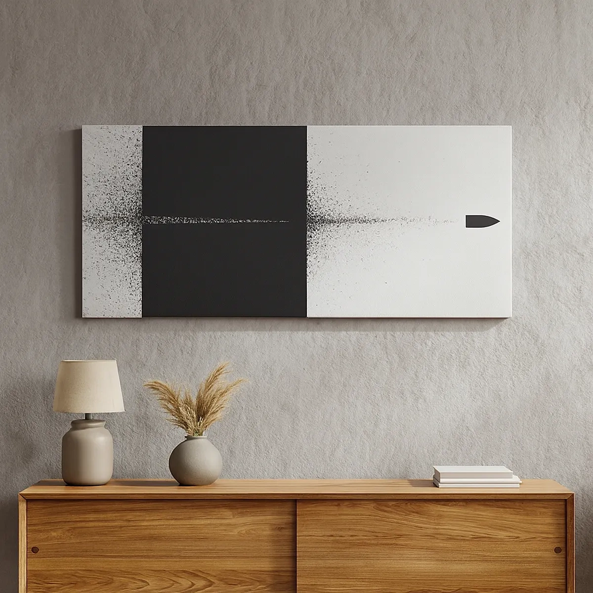 Canvastavla - Bild på duk - Rakt mot målet - 30x30 cm