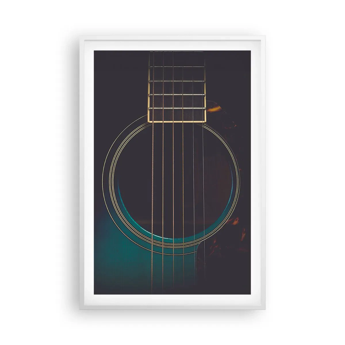 Affisch i vit ram - Ett ögonblick innan det ljuder - 61x91 cm